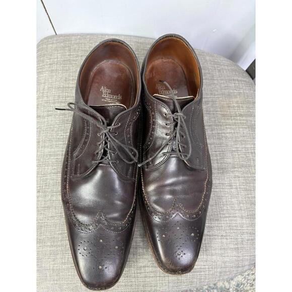 Allen Edmonds Shoes Mens 12 Larchmont Wingtip Dress Career Dark Chocolate main image 11